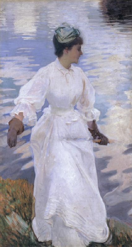 John Singer Sargent Lady Fishing Mrs Ormond France oil painting art
